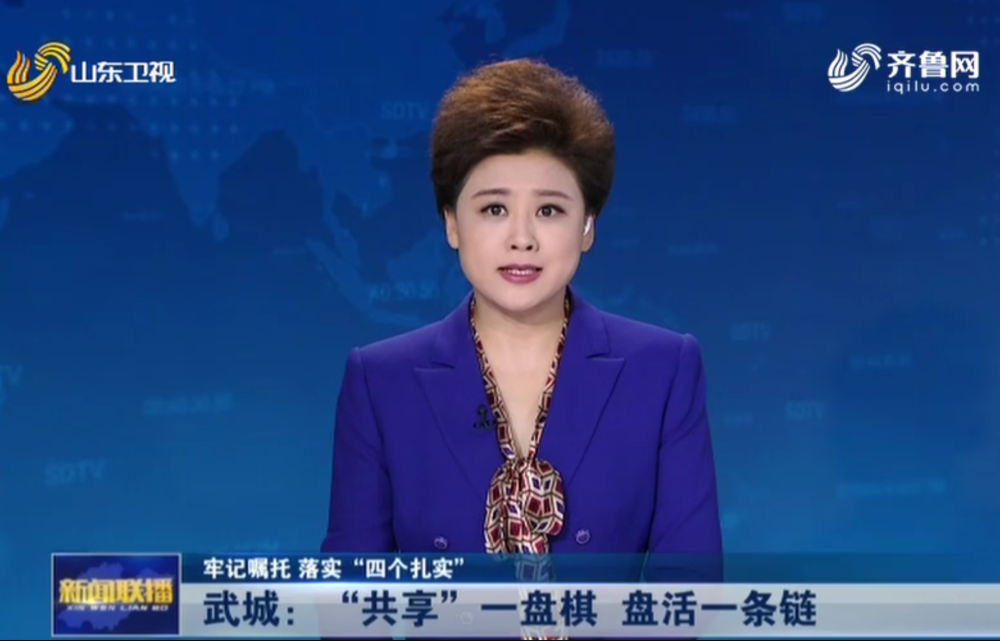 山东电视台新闻联播专题报道：《武城：“共享” 一盘棋， 盘活一条链》